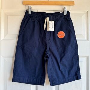 Boys Navy Blue Shorts with Drawstring